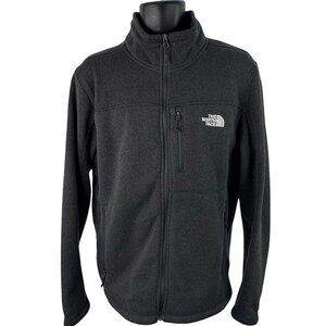 The North Face Sweater Fleece Full-Zip Jacket Heather Black Men’s L NWOT Outdoor